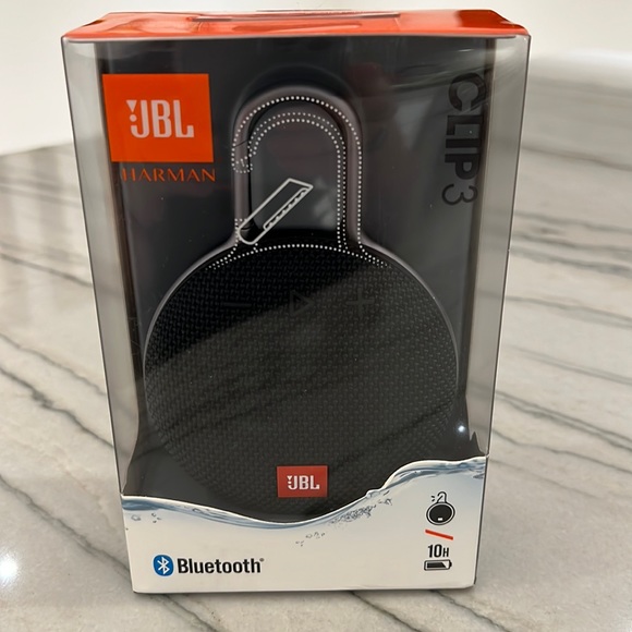 JBL Other - NWT JBL Harman Portable Bluetooth CLIP 3 Speaker